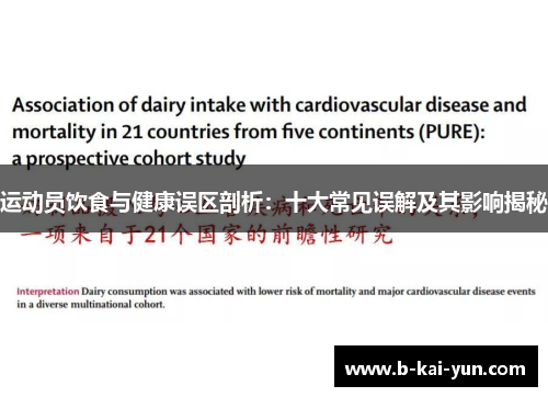 运动员饮食与健康误区剖析：十大常见误解及其影响揭秘